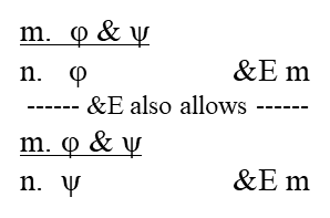 &E - Conjunction Elimination